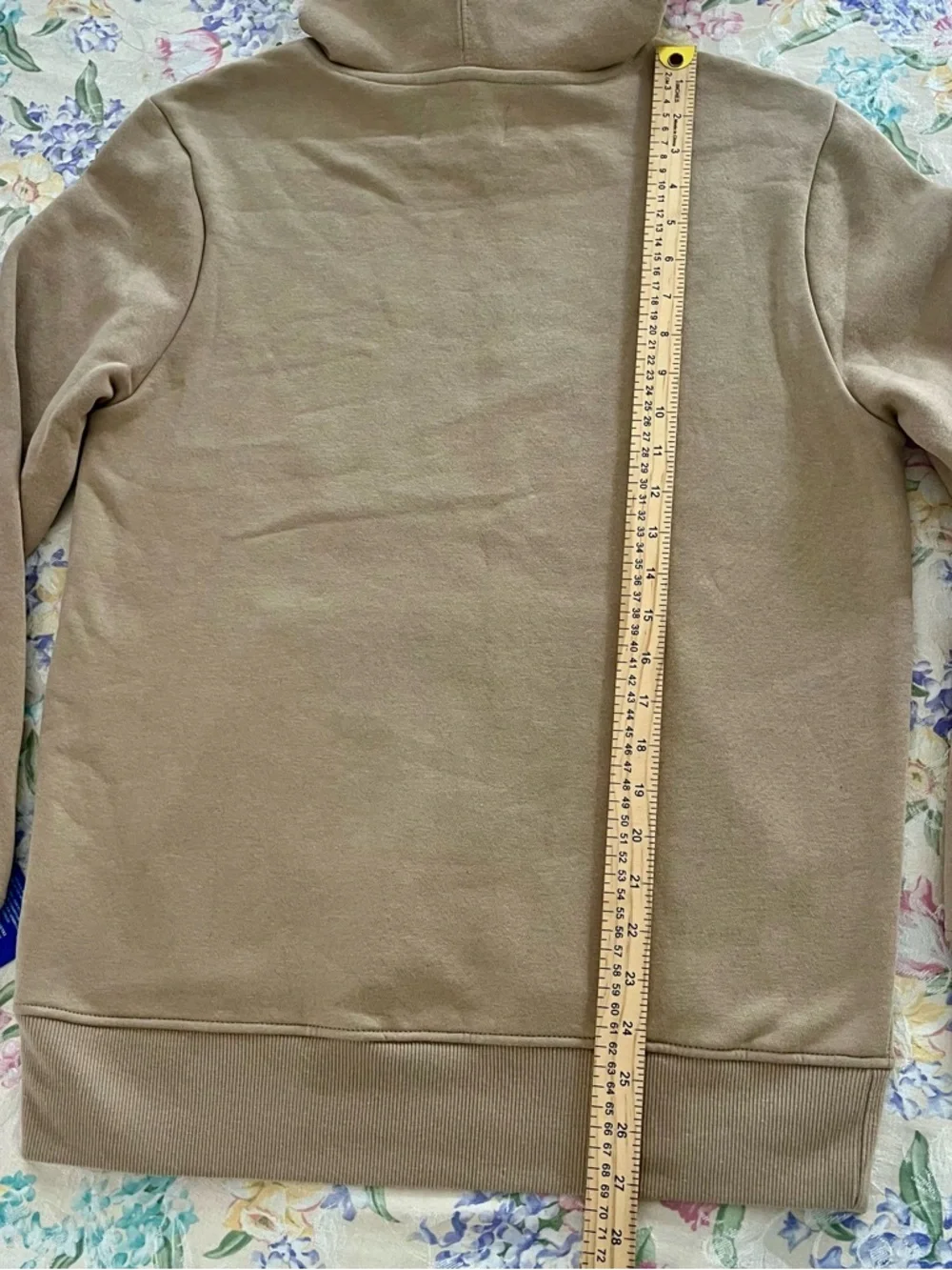 NWT Hurley Rainbow Graphic Fleece Pullover Hoodie Beige Tan Men’s Small Surf